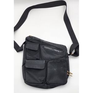 Travelon Black‎ Multi Pocket Crossbody Shoulder Bag